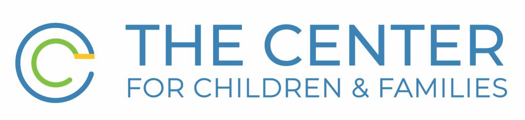 The Center for Children & Families logo with a stylized 